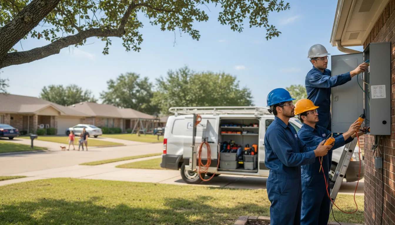 Certified electrician providing emergency electrical services in Bancroft, IA
